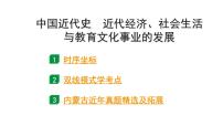 2024内蒙古中考历史二轮中考题型研究 中国近代史 近代经济、社会生活与教育文化事业的发展（课件）