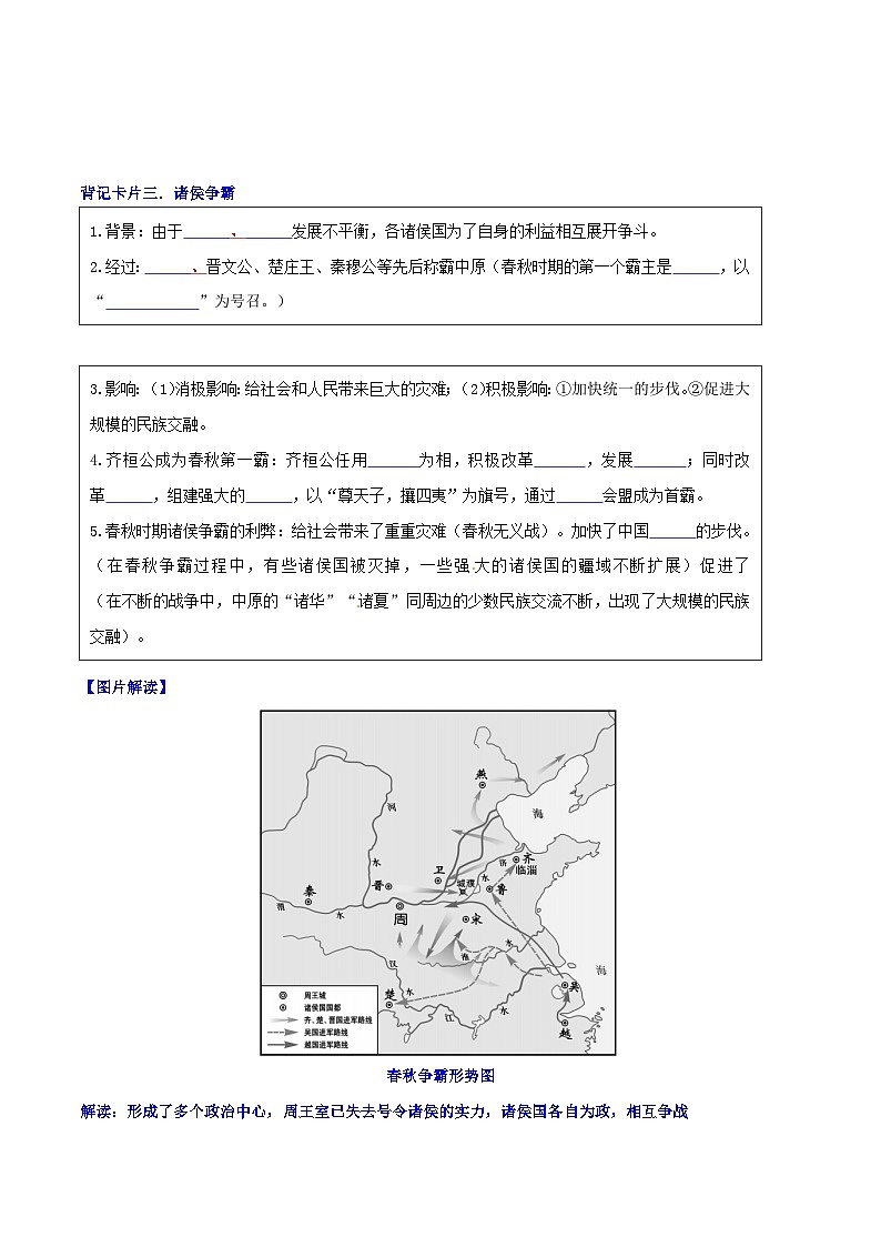第6课 动荡的春秋时期-【暑假衔接】新七年级历史新课知识点梳理预习（部编版）02