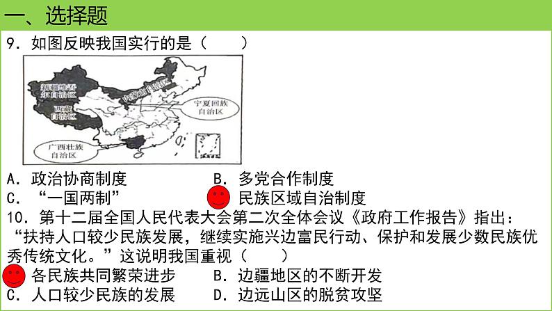 2024年春季桑植县八年级历史下册期末考试课件PPT06