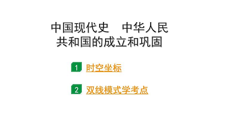 2024四川中考历史二轮中考题型研究 中国现代史 中华人民共和国的成立和巩固（课件）04