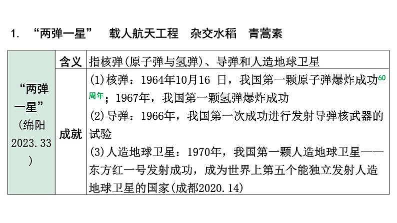 2024四川中考历史知识点研究复习专题 科技文化与社会生活 课件第7页