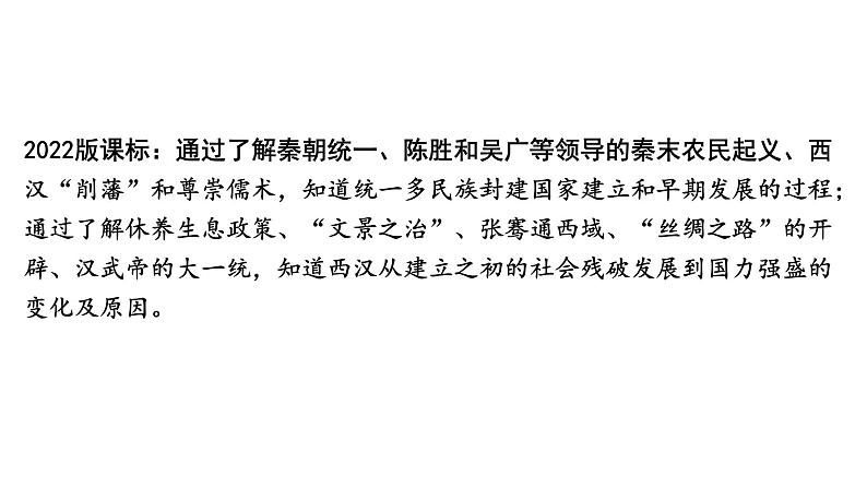 2024四川中考历史知识点研究复习专题 秦汉时期：统一多民族国家的建立和巩固 课件第7页