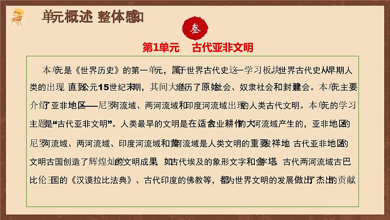 【单元复习】第一单元《古代亚非文明》单元复习课件+知识清单+单元测试08