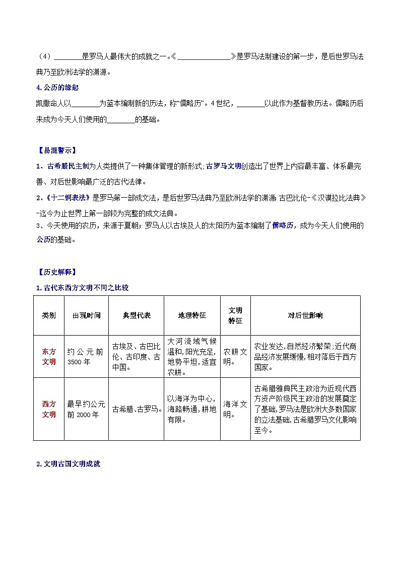 【新课标】6《希腊罗马古典文化》课件+教案+导学案+分层作业+素材02