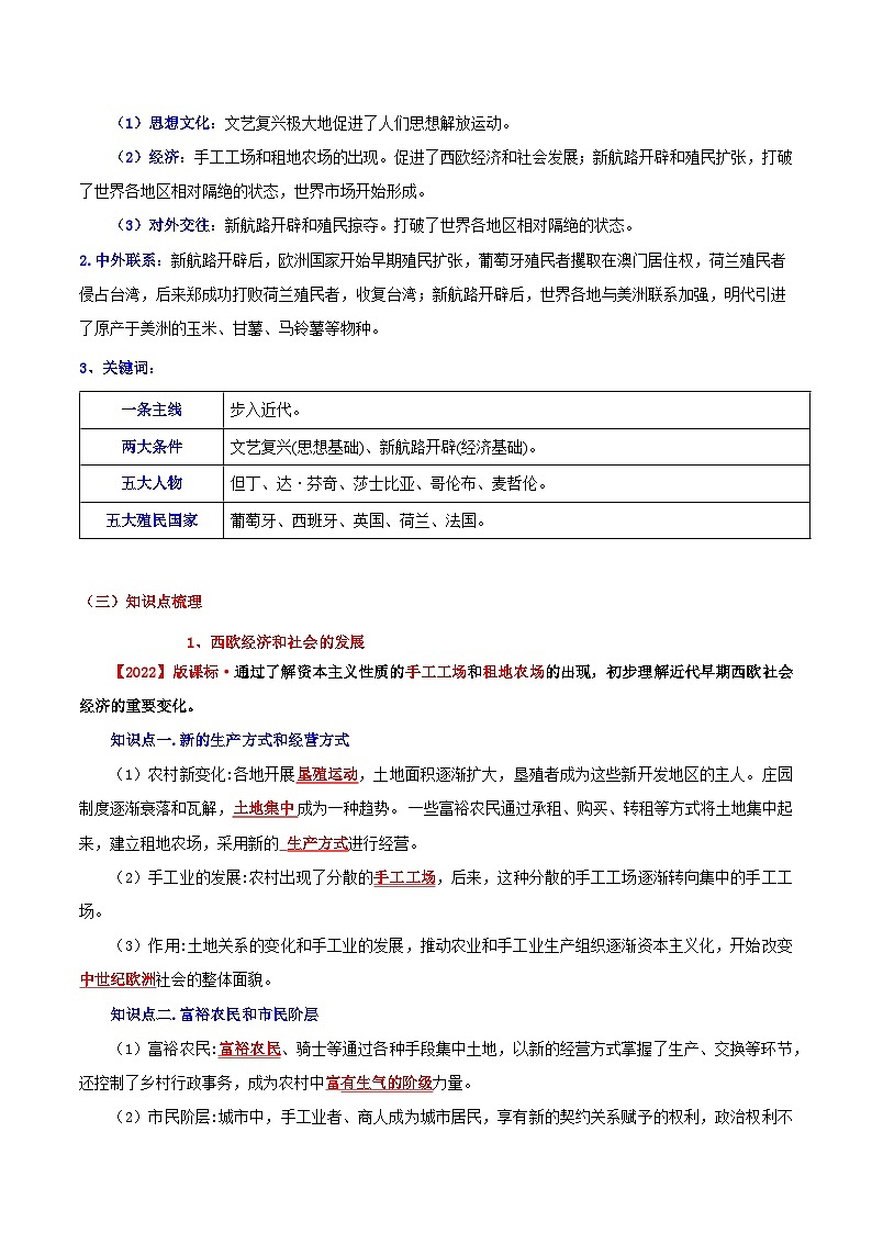 【单元复习】第五单元《走向近代》单元复习课件+知识清单+单元测试03