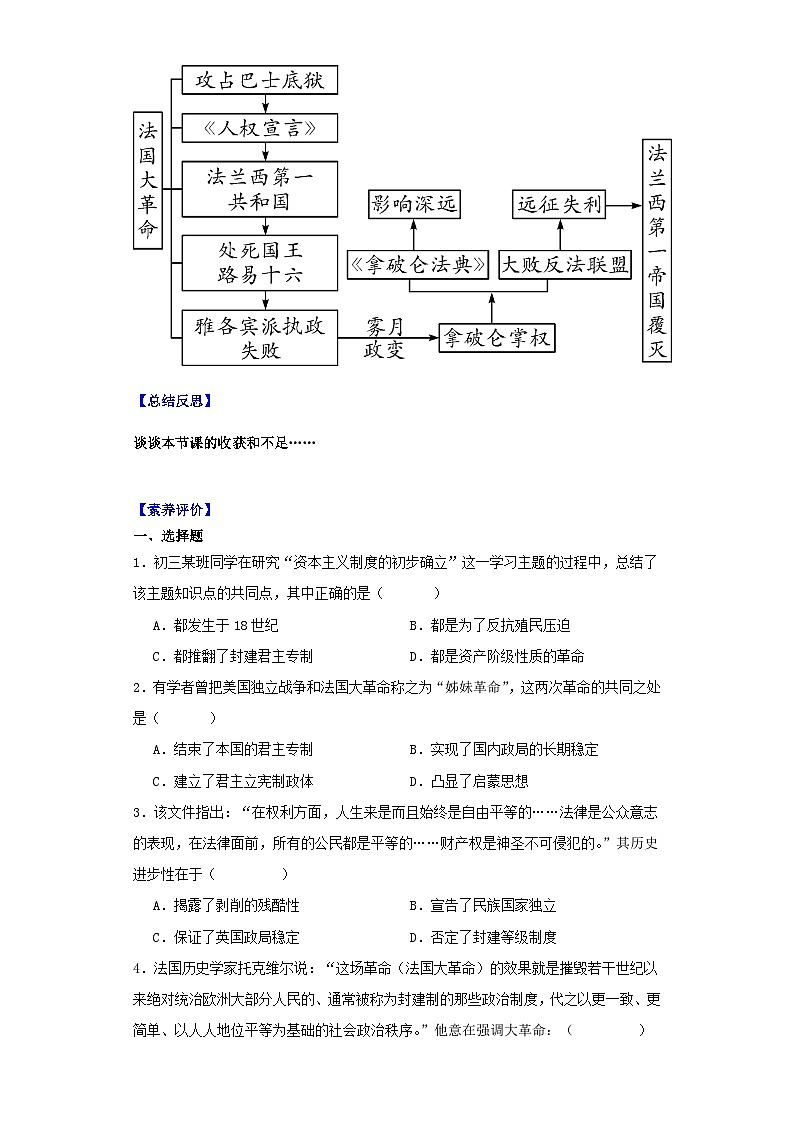 【新课标】19《法国大革命和拿破仑帝国》课件+教案+导学案+分层作业+素材03