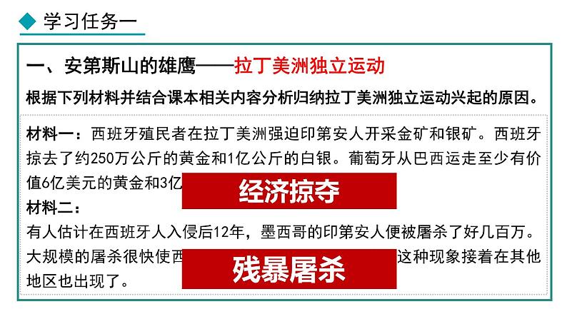 部编版九年级下册历史课件 第1课 殖民地人民的反抗斗争第8页