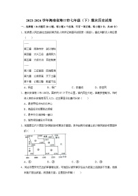 海南省海口市2023-2024学年七年级下学期期末历史试卷