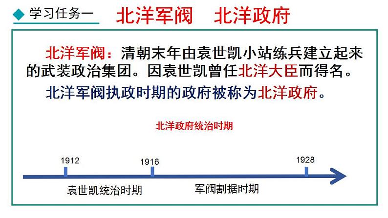 部编版八年级历史上册课件 第11课 北洋政府的统治与军阀割据第5页