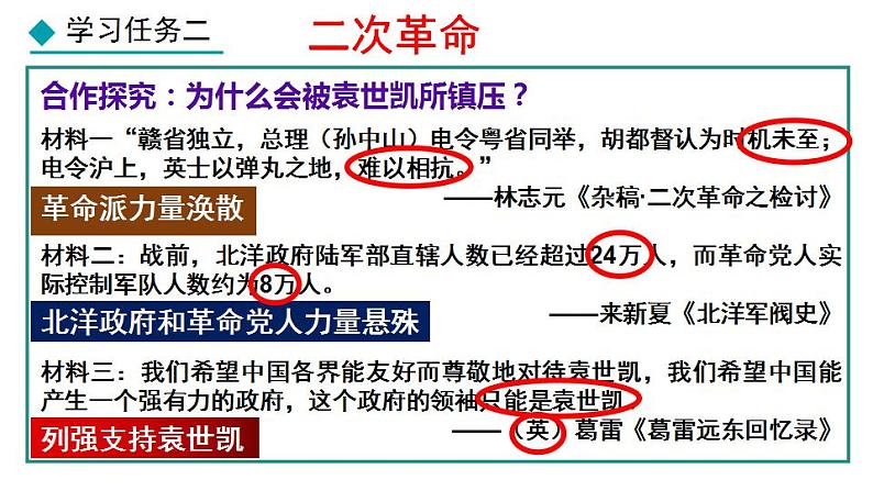 部编版八年级历史上册课件 第11课 北洋政府的统治与军阀割据第7页