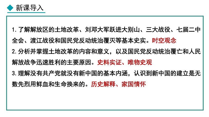 部编版八年级历史上册课件 第24课 人民解放战争的胜利第3页