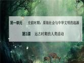 1.1 远古时期的人类活动 课件 2024-2025学年统编版历史七年级上册