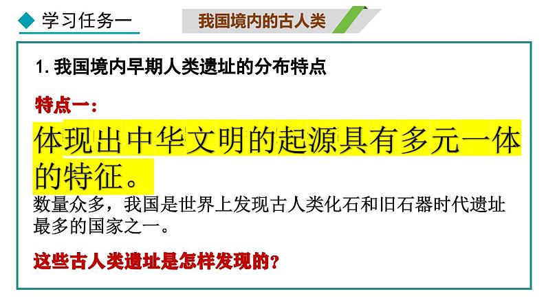 1.1 远古时期的人类活动 课件 2024-2025学年统编版历史七年级上册06