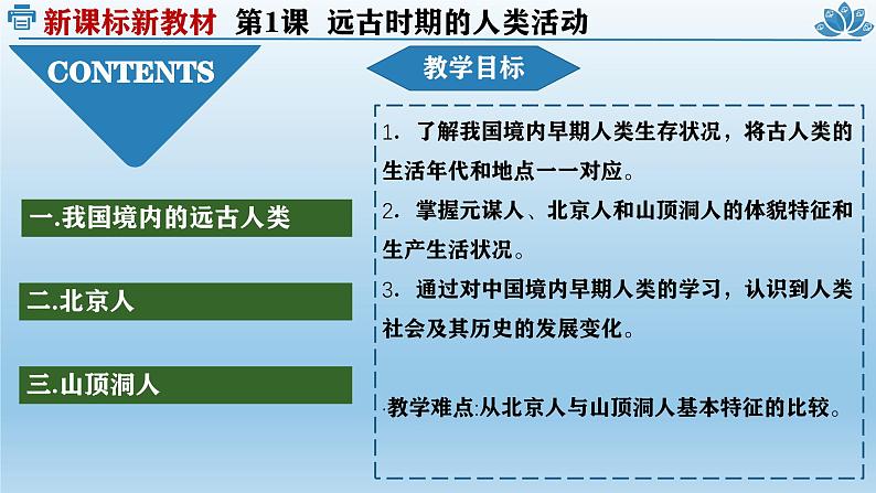 人教统编2024年版七年级历史上册第1课_远古时期的人类活动【教学课件】02