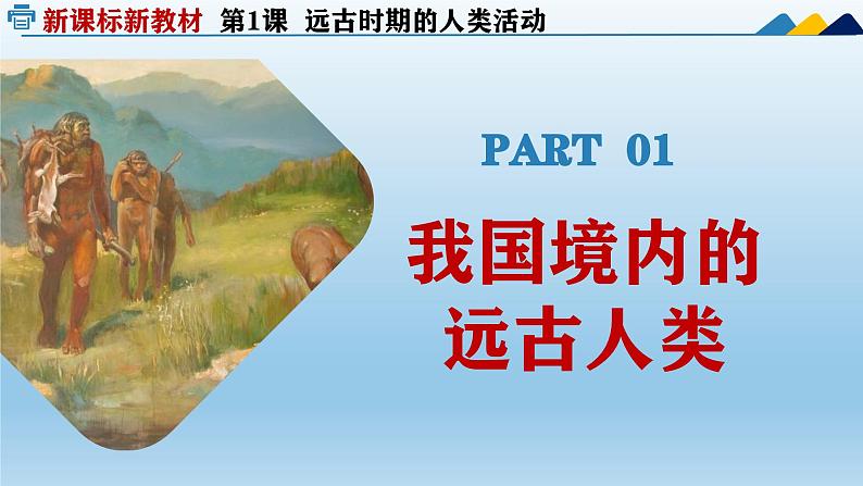 人教统编2024年版七年级历史上册第1课_远古时期的人类活动【教学课件】03