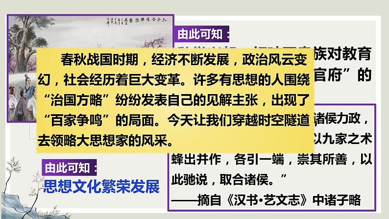人教统编2024年版七年级历史上册第7课   百家争鸣（教学课件）04