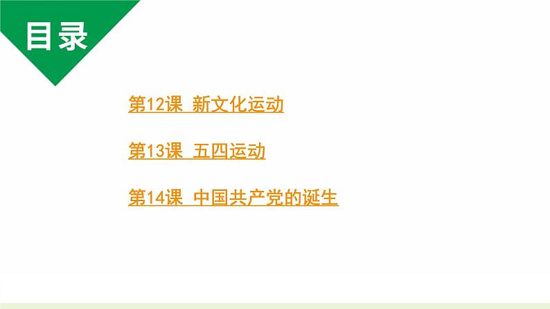 人教版八上历史第四单元新民主主义革命的开始(2024成都中考复习课件)第2页