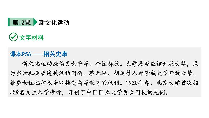 人教版八上历史第四单元新民主主义革命的开始(2024成都中考复习课件)第3页