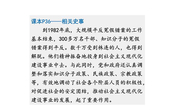 人教版八下历史第三单元中国特色社会主义道路2024成都中考复习课件第6页