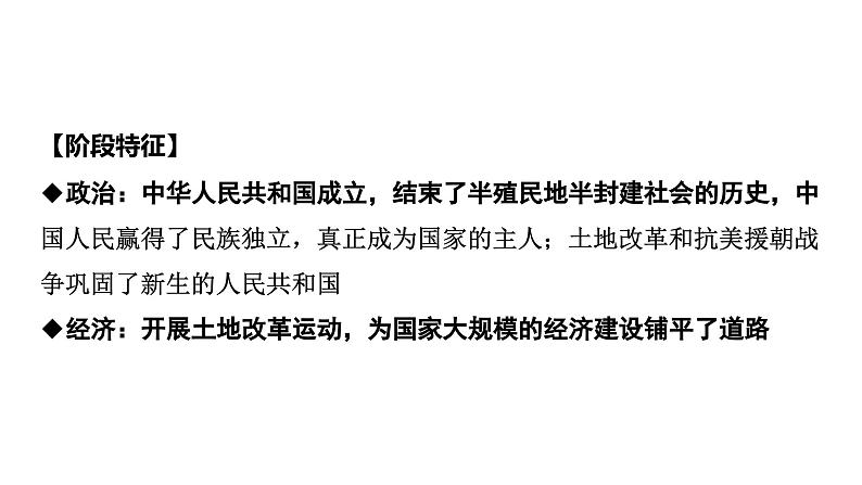 人教版八下历史第一单元中华人民共和国的成立和巩固2024成都中考复习课件第5页