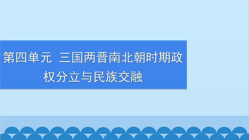 统编版历史七年级上册 第16课 三国鼎立习题课件01