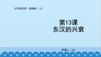 历史七年级上册第三单元 秦汉时期：统一多民族国家的建立和巩固第十三课 东汉的兴衰背景图ppt课件