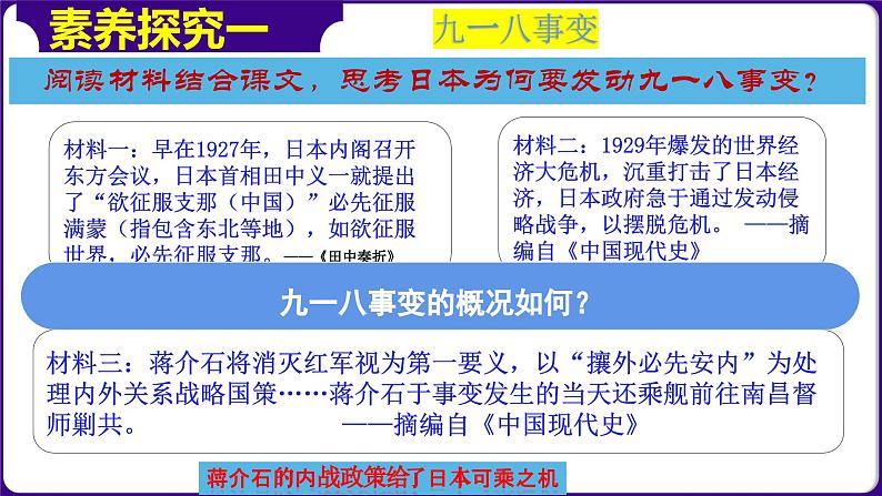 人教部编版初中历史八上 第18课 从九一八事变到西安事变（精品课件）04