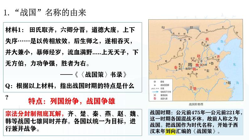 人教部编版 七年级历史上册 第二单元 第六课 战国时期的社会变化 课件第5页