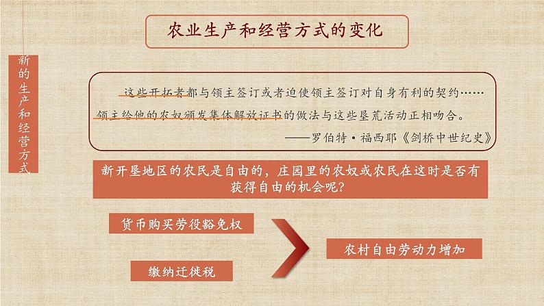 【核心素养】新课标部编版初中历史九年级上册 13 西欧经济和社会的发展 课件+教案+练习（含教学反思和答案）06