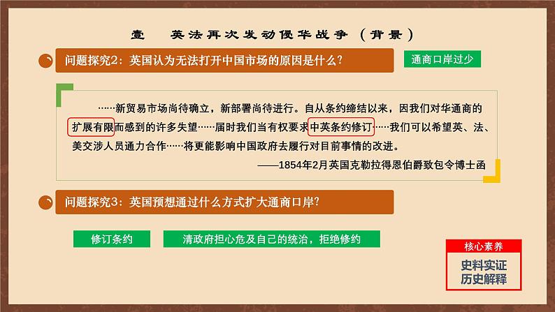 【新课标】2《二次鸦片战争》课件+教案+分层作业+导学案+素材06