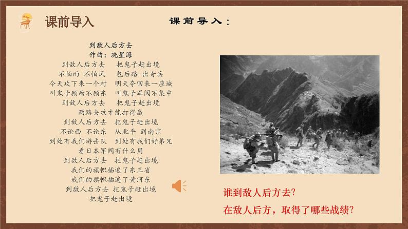 【新课标】21《敌后战场的抗战》课件+教案+分层作业+导学案01