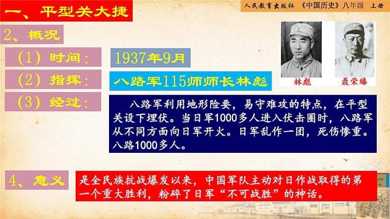 【核心素养新课标】部编版八年级历史上册第21课  敌后战场的抗战（同步课件）第6页