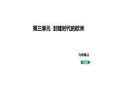 人教版九上历史第三单元封建时代的欧洲(2024成都中考复习课件)
