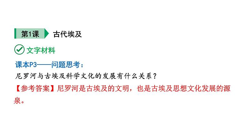 人教版九上历史第一单元古代亚非文明(2024成都中考复习课件)第3页