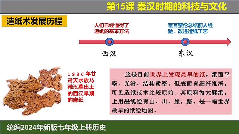 人教版（2024）7上历史第15课《秦汉时期的科技与文化》课件06