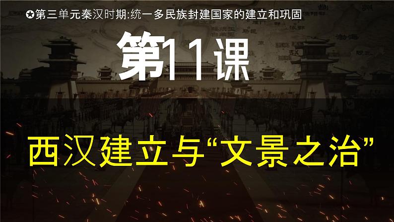 人教版（2024）初中历史7上 第11课  西汉建立和“文景之治”（精品课件）03