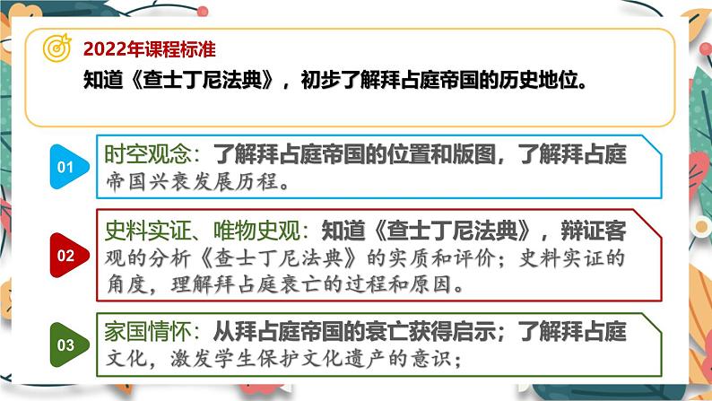 人教版（2024学年）初中历史9上 第10课 拜占庭帝国和《查士丁尼法典》（核心素养精品课件）02