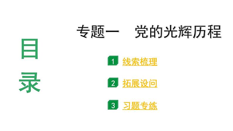 陕西省2024年历史中考热点备考重难专题：党的光辉历程（课件）第3页