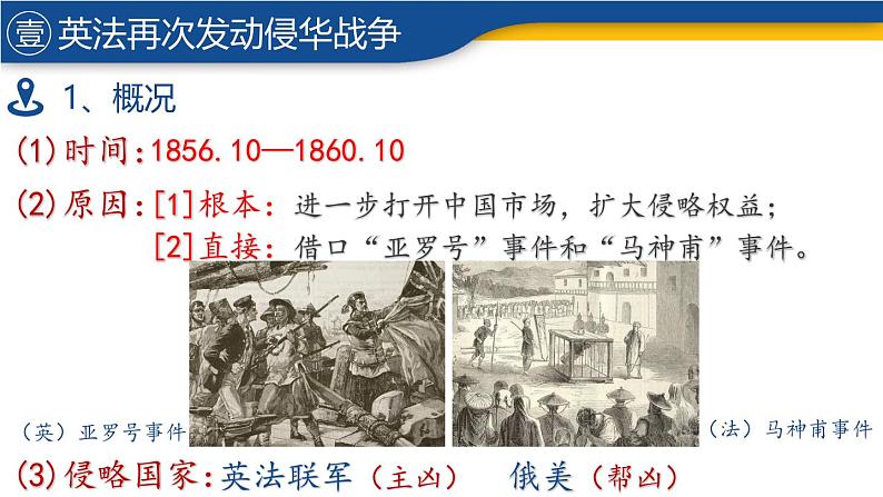 【历史教学帮】（2024-2025学年）初中历史八年级上册 第2课 第二次鸦片战争 同步精品课件06
