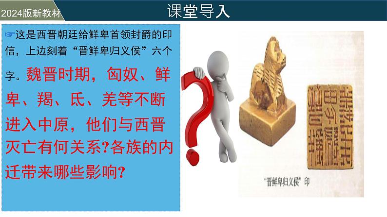 人教版（2024）初中历史7上 第17课  西晋的短暂统一和北方各族的内迁（精品课件）02