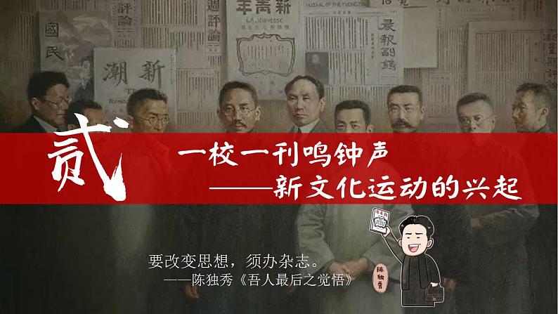 (统编版(五四制)初中历史 中国历史第三册第12课 新文化运动 课件07