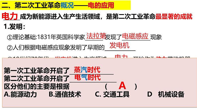 统编版（五四学制）初中历史 世界历史第二册第5课 第二次工业革命  课件06