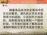 人教统编版（五四制）中国历史第二册 第21课-清朝前期的文学艺术 课件