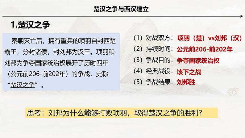 人教部编版 七年级历史上册 第三单元 第十一课 西汉建立与“文景之治” 课件06