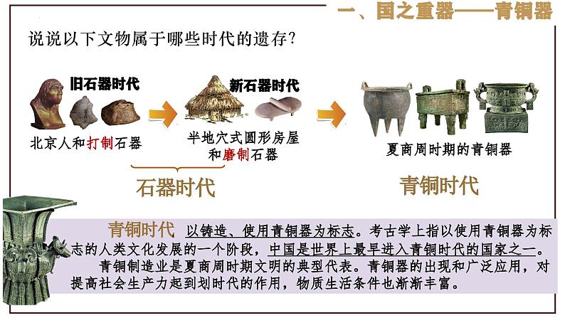 部编版历史与社会七年级上册 第5课青铜器与甲骨文（含视频） 课件02