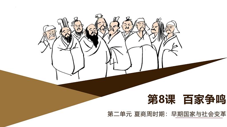 部编版历史与社会七年级上册 第8课百家争鸣（含视频） 课件01