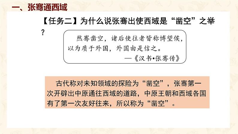 第14课 丝绸之路的开通与经营西域 课件-2024-2025学年统编版七年级历史上册08