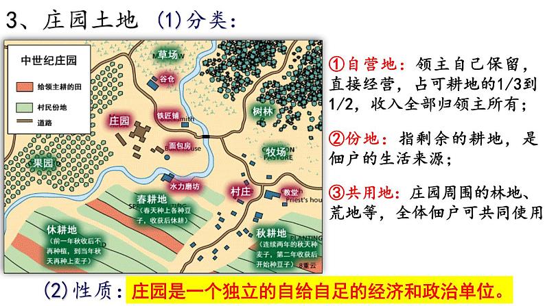 【名师课堂】九上 第8课 西欧庄园 同步课件第8页