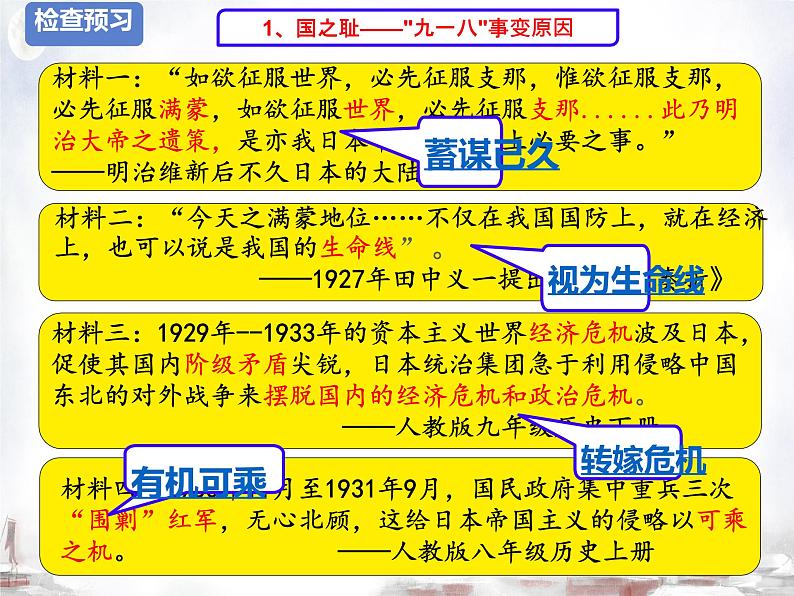 初中历史部编版八年级上册第18课 从九一八事变到西安事变课件08