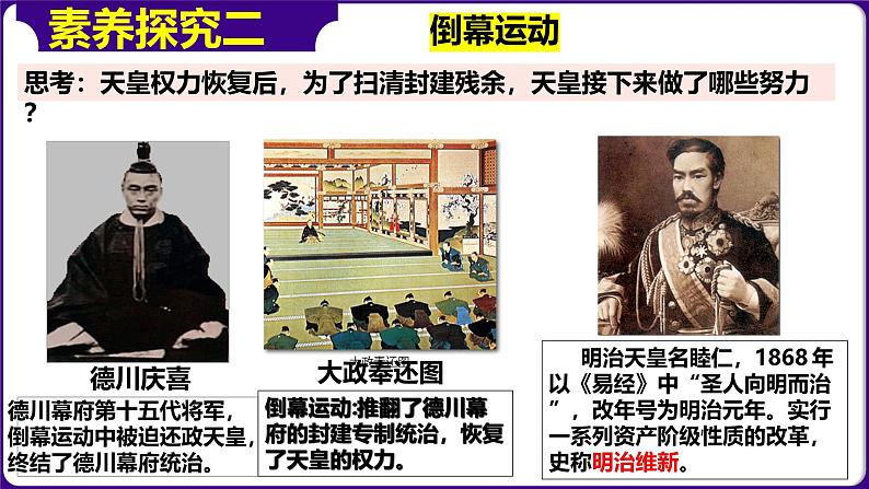 人教版初中历史9下 第4课  日本明治维新 课件08